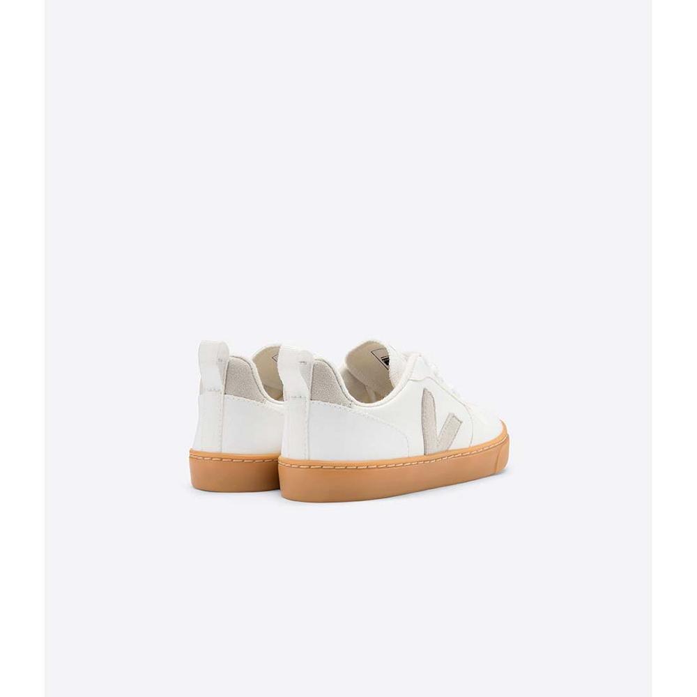 Veja V-10 CWL Schoenen Kinderen White/Beige | NL 782AHK